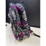 Vera Bradley  Canterberry Magenta Women's Black Pink Floral Back Pack SKU 6090 Photo 2