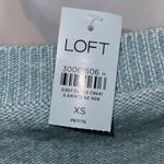 Loft Sale! 🔥 NEW!  Blue Cable Knit Sweater Size XS Petite Photo 2
