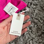 Good American 
Good Touch Cutaway Woven Tank In Hawiian Pink size 0 Photo 2