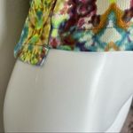 Forever 21 Vintage 90s Kaleidoscope Print Crop Top | Short Sleeve | Size S Yellow Photo 14