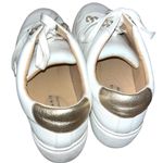 Alex Marie Wrenna Pearl Stud Embellished Leather Platform Sneakers Photo 3