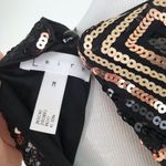 Leith NWT sequin cut out mini dress disco party Photo 4