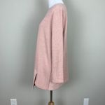 Clara Sun Woo Sweater Top Women Small Peach Pink Oversized Relaxed Asymmetrical Photo 7