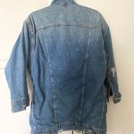 ZARA Cheetah Denim Jacket Photo 3