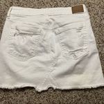 American Eagle White denim skirt Photo 2