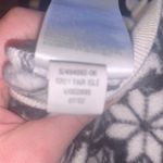 Old Navy Pajama Romper Womens Small Gray Fair Isle Bear Fleece Soft Henley Photo 7