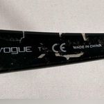 Vogue Glasses 👓 Black Plastic Frames with Rhinestones and Vogue zippered case Photo 14