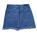 Umgee  Piper Embroidered Denim Boho Mini Skirt Size S Photo 5