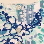 Jason Maxwell Short Sleeve T Shirt Blue Floral Top Tropical Floral Photo 3