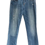 Aeropostale Women’s Distressed Jeans Size 4 Short Blue Inseam 28.5 Photo 0