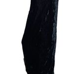 Black Velvet Midi Pencil Skirt S Photo 3