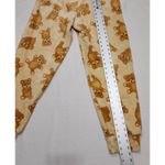 Teddy bear fleeced pajamas women's large NWT Brown Photo 5