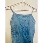 A.P.C. Blue Denim 100% Cotton Stonewash Tie Back Loose Fit Jumpsuit Size 38 Photo 5