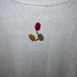 Vtg Bobbie Brooks Sweater Vest Women Embroidered Fall Leaves 22 Photo 12