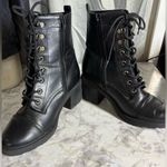 Source Unknown Woman’s black heeled boots size 10 Photo 7