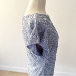Aidan Mattox Blue Sequin Beaded Cap Sleeve Embellished Cocktail Dress NWT | 0 Photo 6