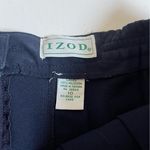 IZOD  Vintage Pleated Mini Tennis Skirt Golf Navy Blue High Waisted Zip Size 10 Photo 3