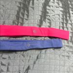 Lululemon  Athletica Vibrant Pink Hairband and blue Photo 1