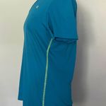 Champion Performance Blue Teal Vneck Workout Athletic Shirt Photo 2