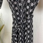 Laundry by Design Laundry black and white print button up shirt dress 8 Photo 4