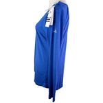 Adidas  Performance Top Shirt Large Keyhole C-Up LS Cobalt Blue New Photo 10