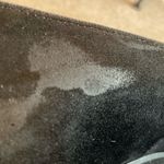 Selby Black Suede Pumps Block Heel Women's 9.5 Narrow 3A Slip On Almond Toe Photo 11