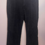 Eddie Bauer Black  Wide Leg Velvet Pants Womens size 10‎ Photo 0