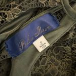 Blue Pair SZ S green crochet halter romper Photo 2