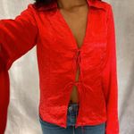 Free People Star Eyes Crinkle Satin Top Photo 1