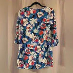 J.Crew Women’s Blue Floral  Bathing Suit Coverup Photo 2