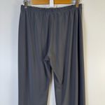 Clara Sunwoo XL Gray Straight Leg Stretch Dress Pants Travel Charcoal Pull On Photo 5