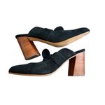 Soludos - Lani Bow Suede Heeled Mules Sz 9 Photo 6