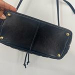 Talbots  Black Leather Quilted Bucket Bag Photo 4