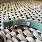 Jennifer Behr Attica made in New York silk grosgrain headband in sage green Photo 4