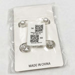 MARLEY Lilly‎ Pack Of 2 Stud Earrings Initial M New Silver Photo 0