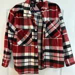 Active USA Red And Black Flannel Jacket Photo 1