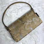 Coach y2k  Vintage Demi Metallic Gold Silver Mini Purse Photo 1