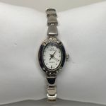 Ice castle women’s watch silver tone quartz oval 20mm links bracelet running Photo 0