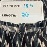 Ann Taylor  Green Black Cream Linen Blend Sleeveless Blouse Versatile Small Photo 1