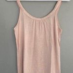 Elle  Womens Size Small Blush Dusty Rose Swing Camisole Sequin Straps 100% Rayon Photo 0