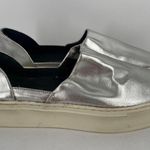 Rebecca Minkoff  Silver Leather Flats Size 7.5 Photo 1
