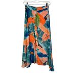 Farm Rio NWT Plantage Rio Toucan Forrest Midi Skirt Button Tropical Button XS Photo 1