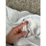 Aerie  wonder mini skirt white pull on ribbed knit pockets stretch womens size XL Photo 5