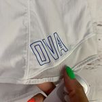 Lululemon  Hotty Hot Shorts White Size 8 OVA Monogram Lined Athletic Summer Gym Photo 3