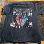 Eminem x Rihanna Monster Tour 2014 Detroit shirt size medium Black Photo 0
