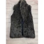 Candela Indigo Faux Fur Mahala Vest Size Medium SIZE LARGE Photo 4