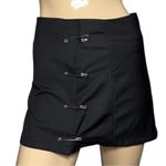 Orsherlly Women’s Size S Black Side Safety Pin Mini Skirt Photo 1