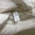 Amo Rosa Ruffle Shirt In Pumice Size Large Tan Photo 4