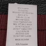 Zyia  Active Womens Maroon Fleece Jogger Pants‎ Medium Photo 4