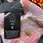 Farm Rio  Shiny Chita Floral Print Long Sleeve Mini Dress Size M Photo 2